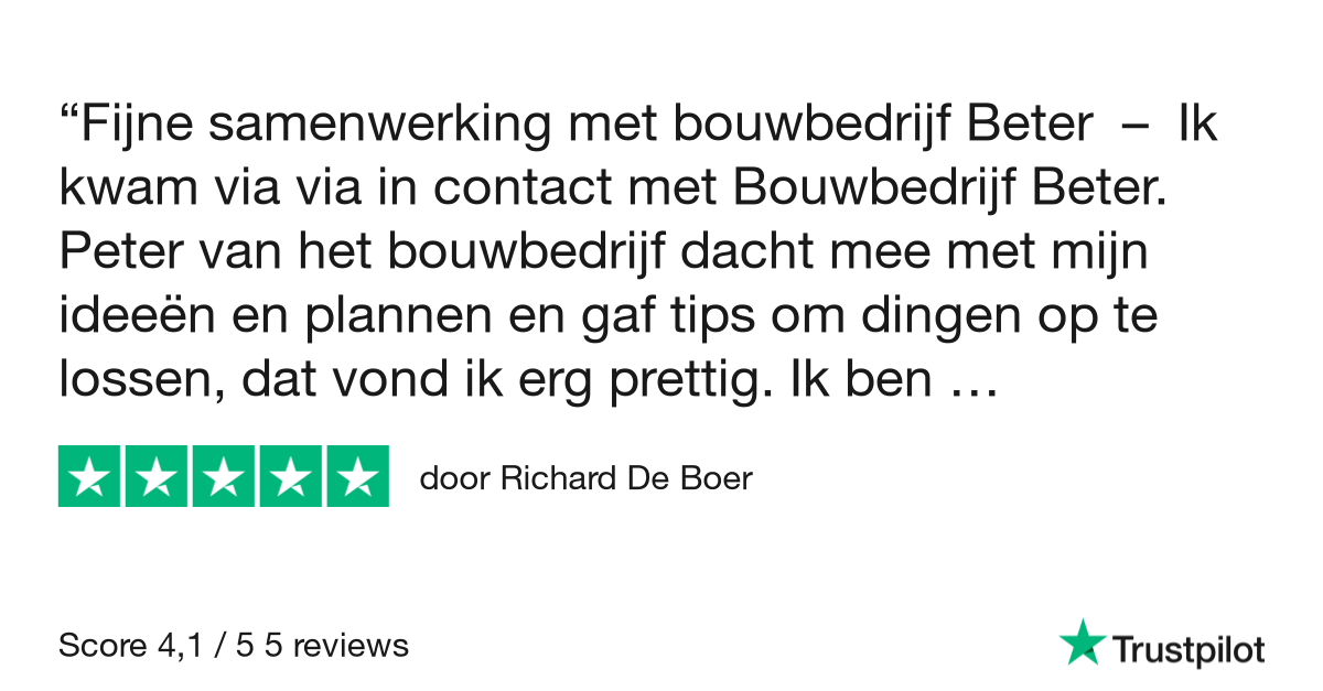 Bekijk de volledige review van Richard!